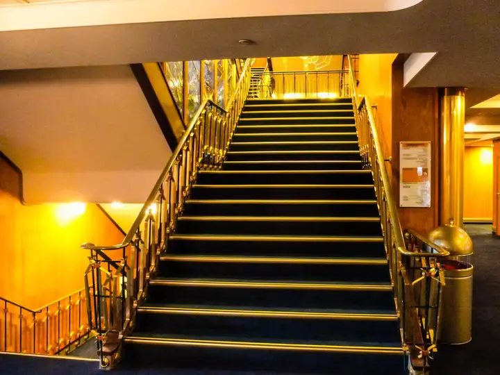 SS Rotterdam cruise ship hotel - stairs