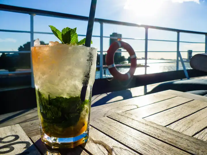 SS Rotterdam cruise ship hotel - cocktail