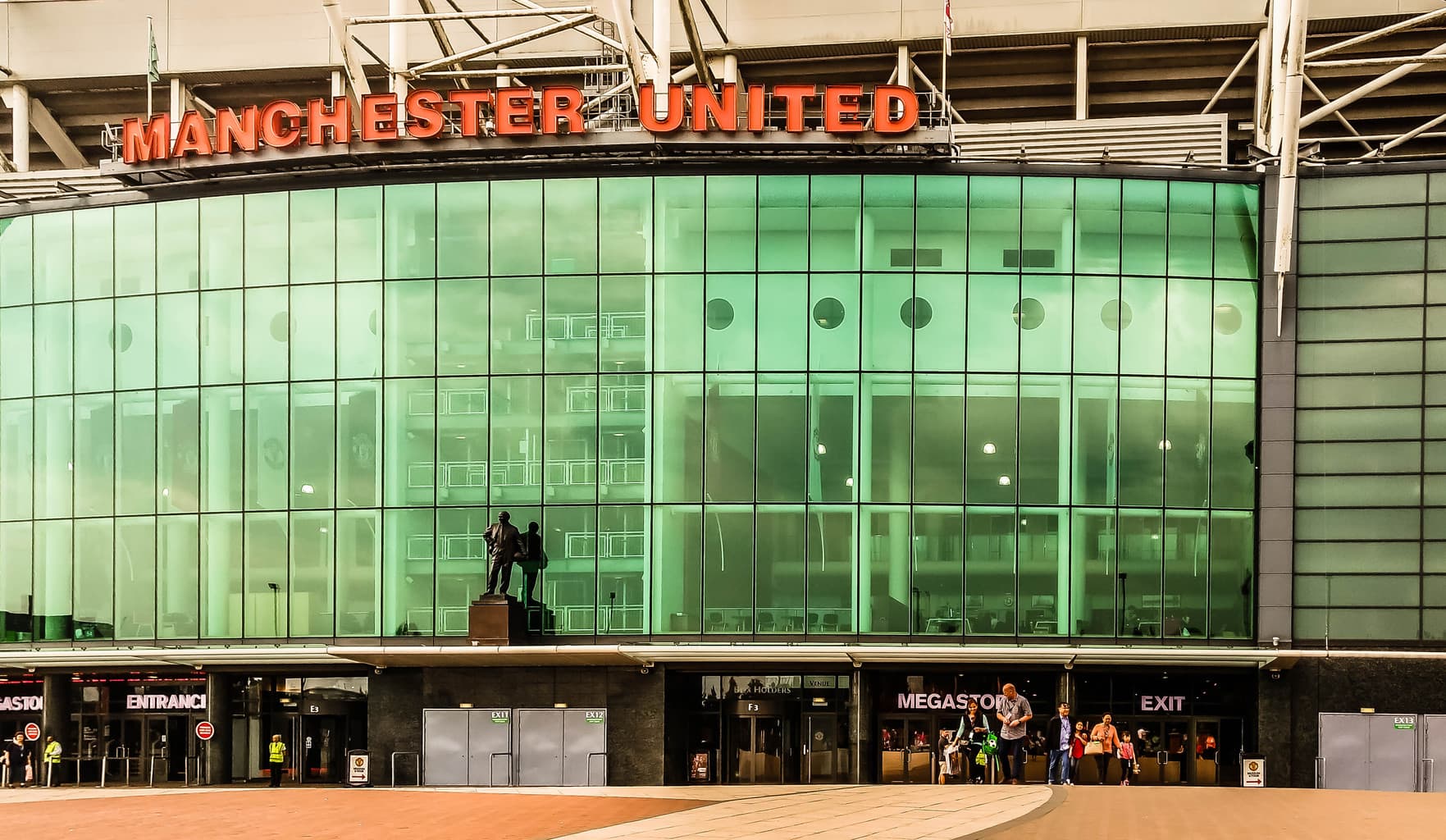 Old Trafford in Manchester