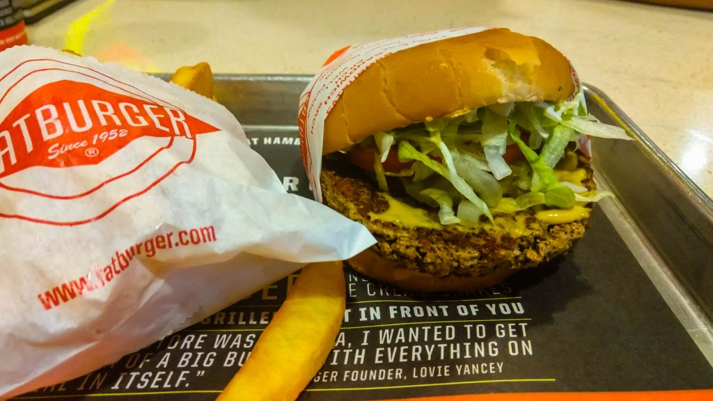 Impossible Burger at Fatburger in Las Vegas