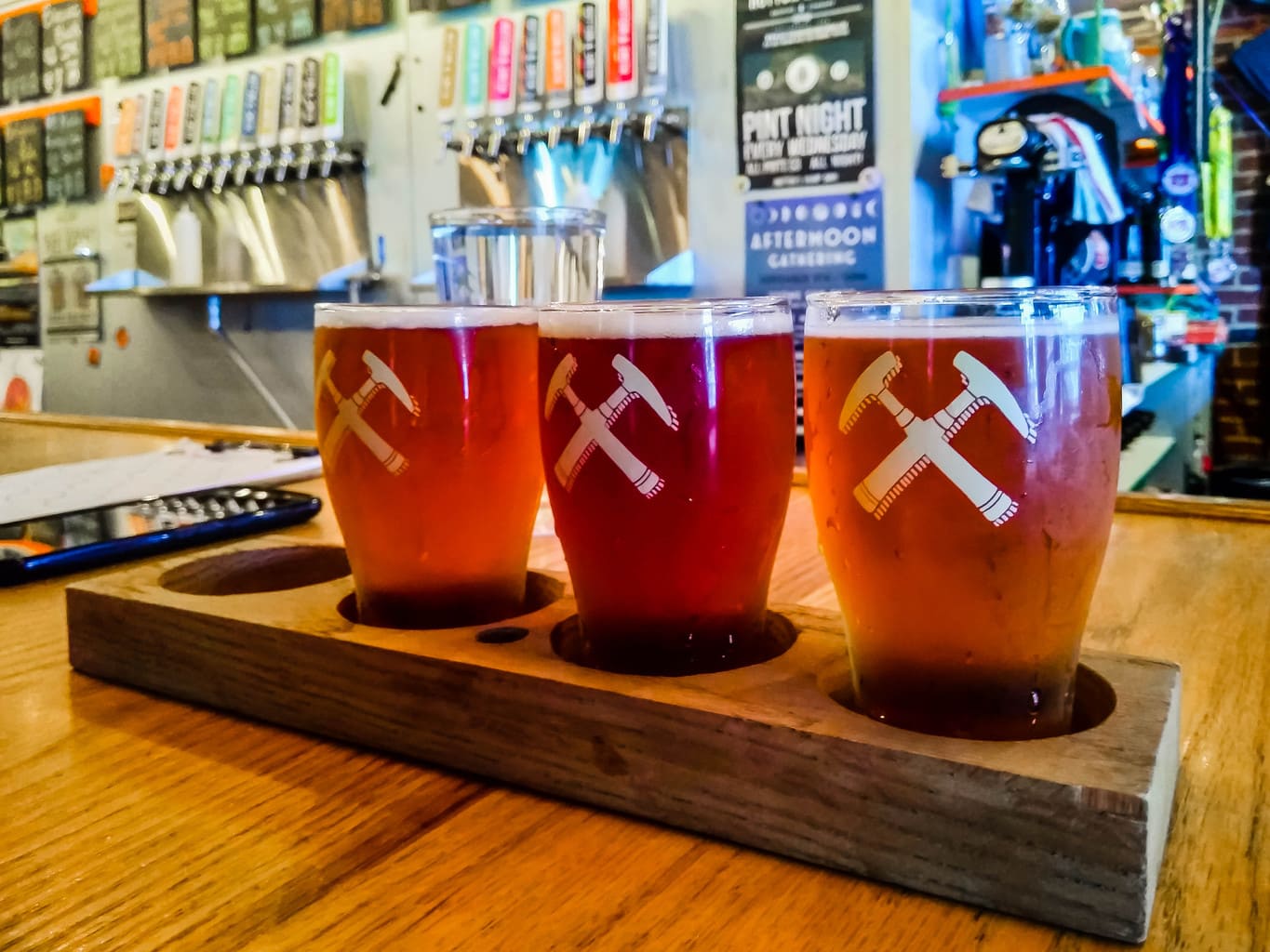 Craft beer tasting at Hutton & Smith