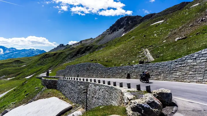 Grossglockner Alpine Road - motorcyclist