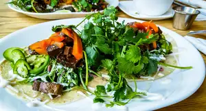 Vegetarian tacos in Boise