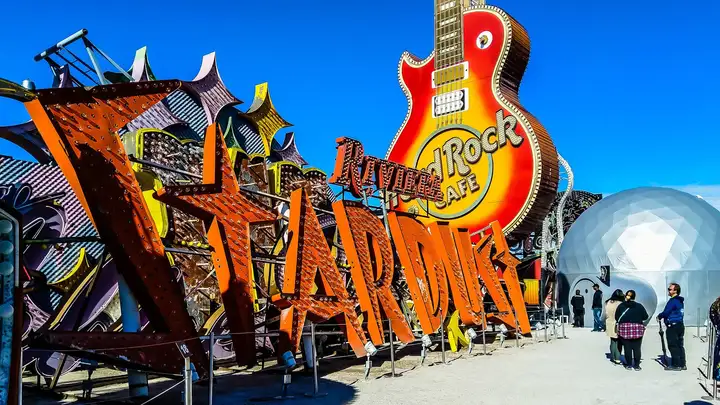 Tim Burton at Neon Museum in Las Vegas