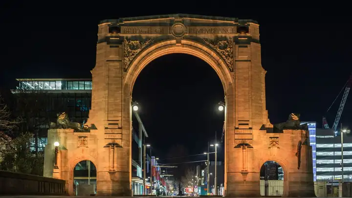 Bridge of Remembrance in Christchurch