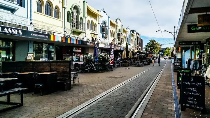 New Regent Street in Christchurch