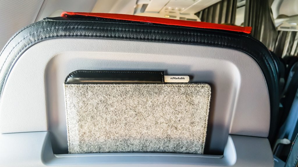 reMarkable tablet is perfect for jotting down ideas when travelling
