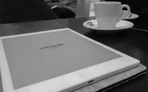 Meeting with coffee and reMarkable