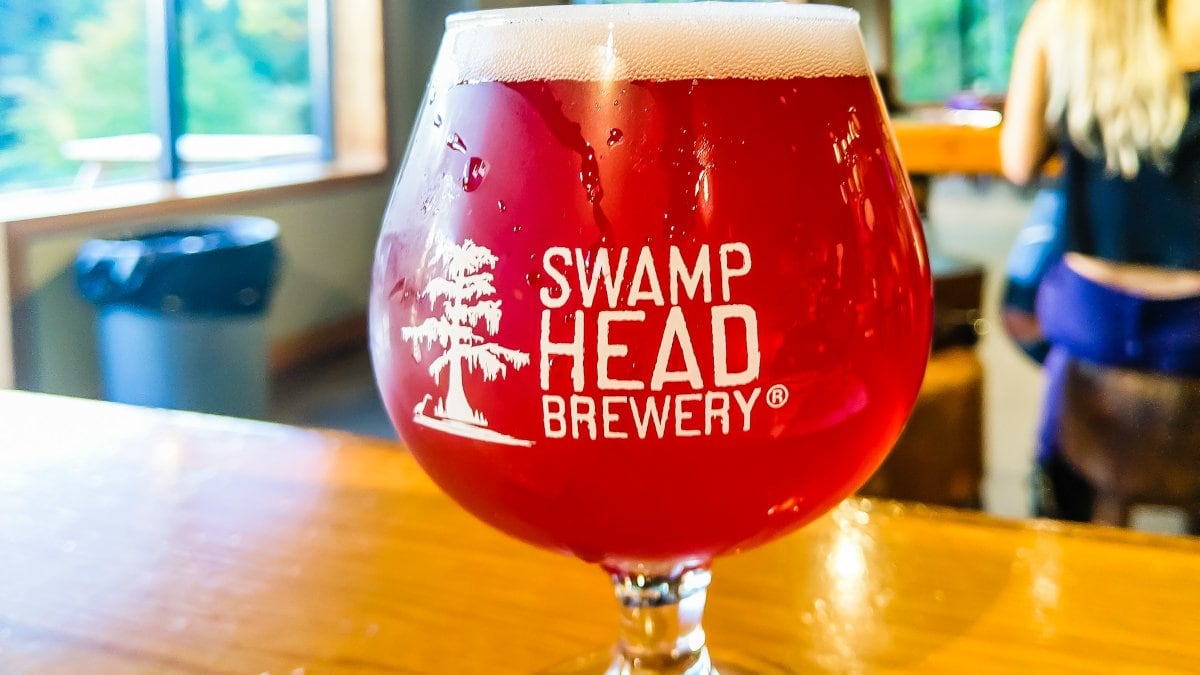 Craft beer at Swamp Head Brewery