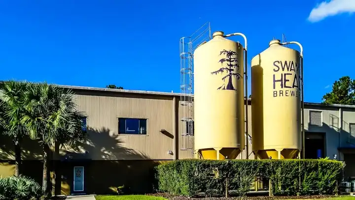 Arrival at Swamp Head Brewery in Gainesville