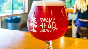 Craft beer at Swamp Head Brewery