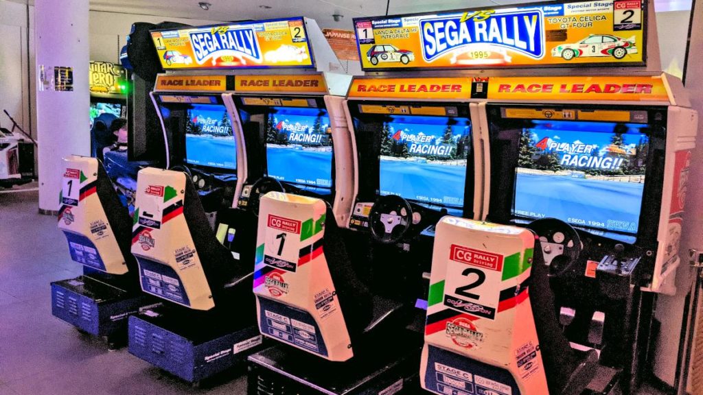 Rally games at National Video Game Museum in Holland