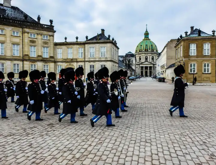 Changing of guard in Copenhagen