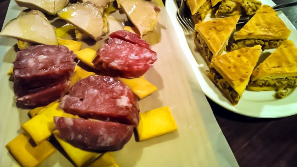 Eating yummy tapas in Sevilla Spain
