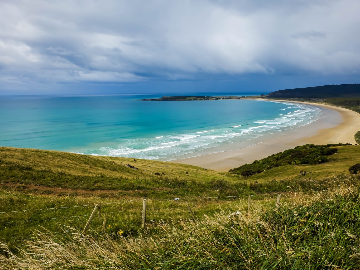 Catlins area in New Zealand