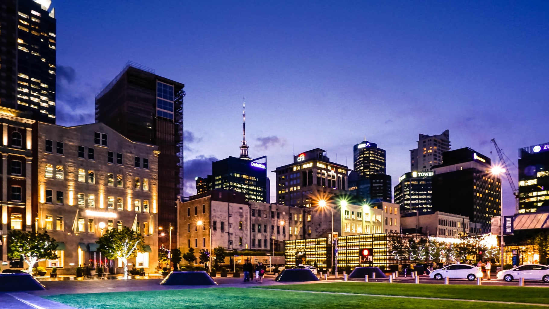 Auckland by night