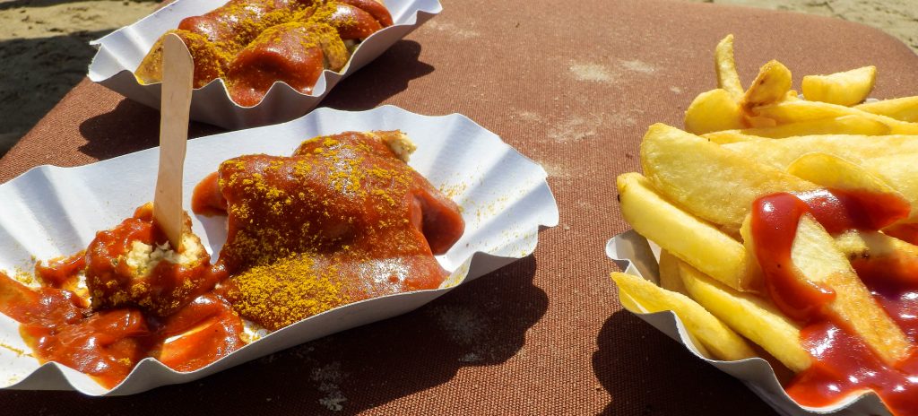 Vegetarian Currywurst