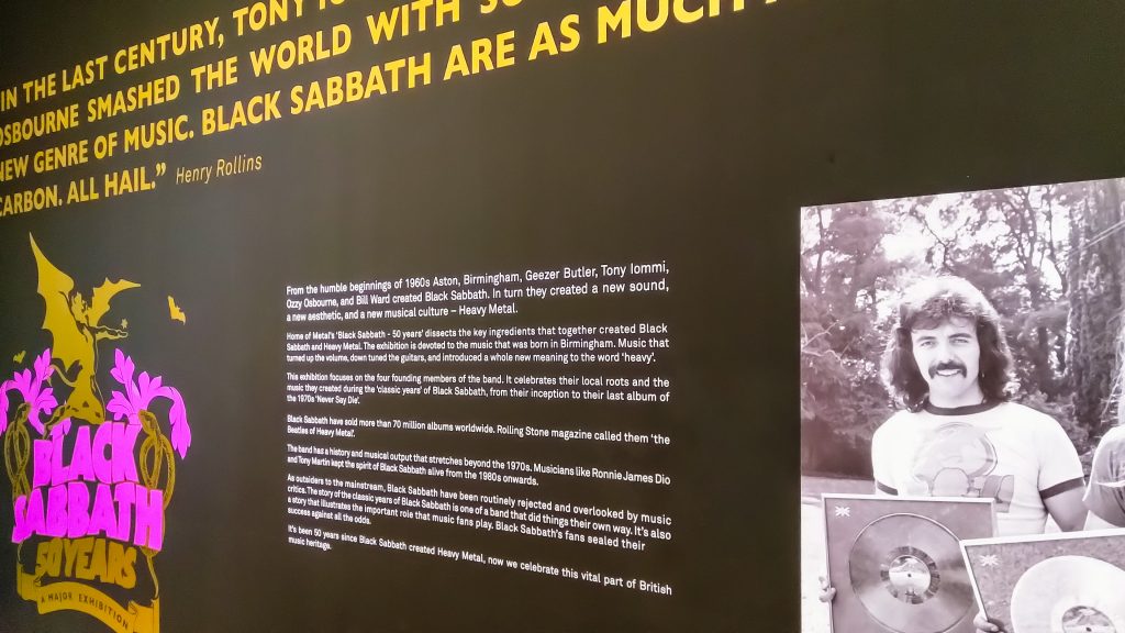 Black Sabbath Exhibition in Birmingham