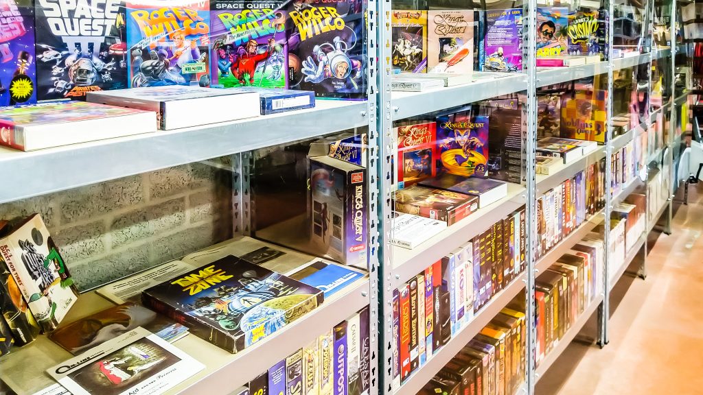 Games collection in Computer Museum