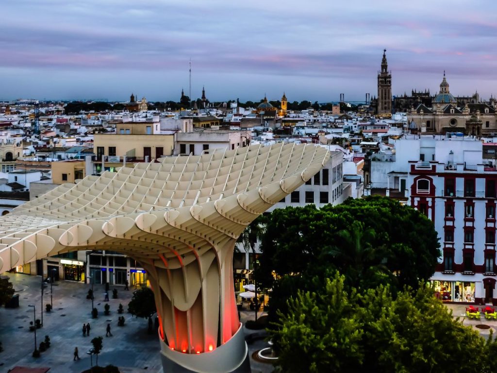 Amazing view from Las Setas in Seville
