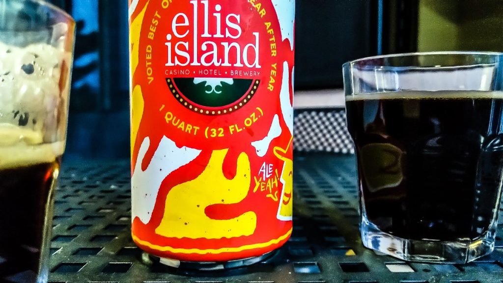 Stout craft beer Ellis Island Vegas