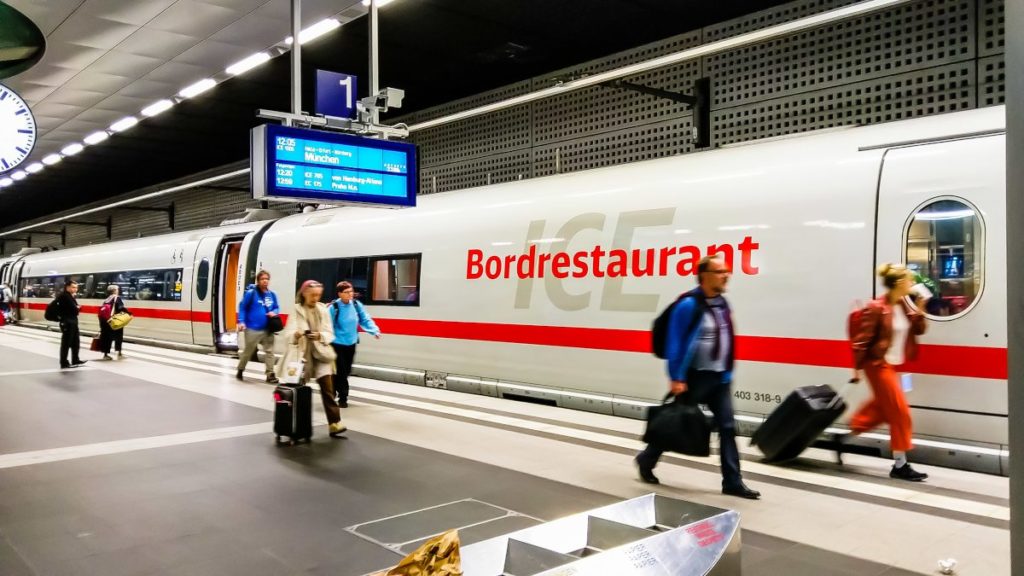 Bordrestaurant on German train