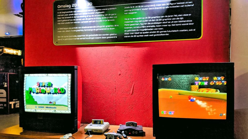 Classic computer at the National Video Game Museum in Holland