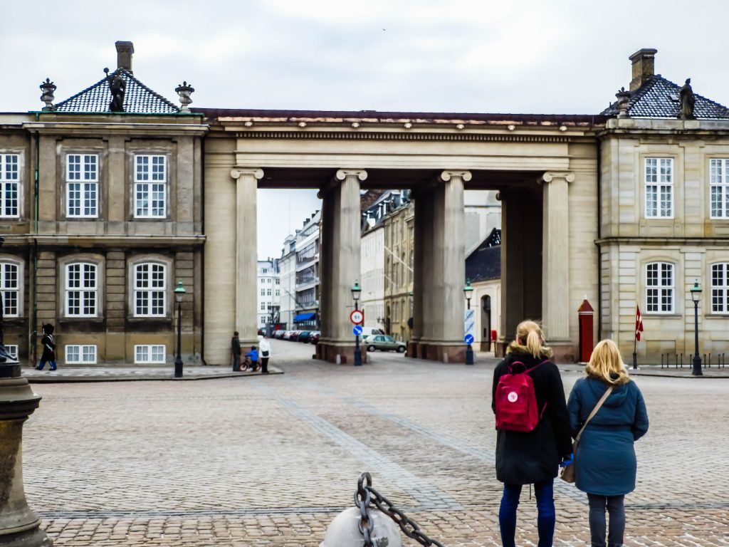 Backpackers in Copenhagen