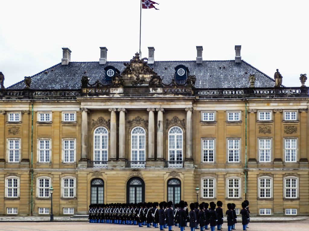 Changing of guard in Copenhagen