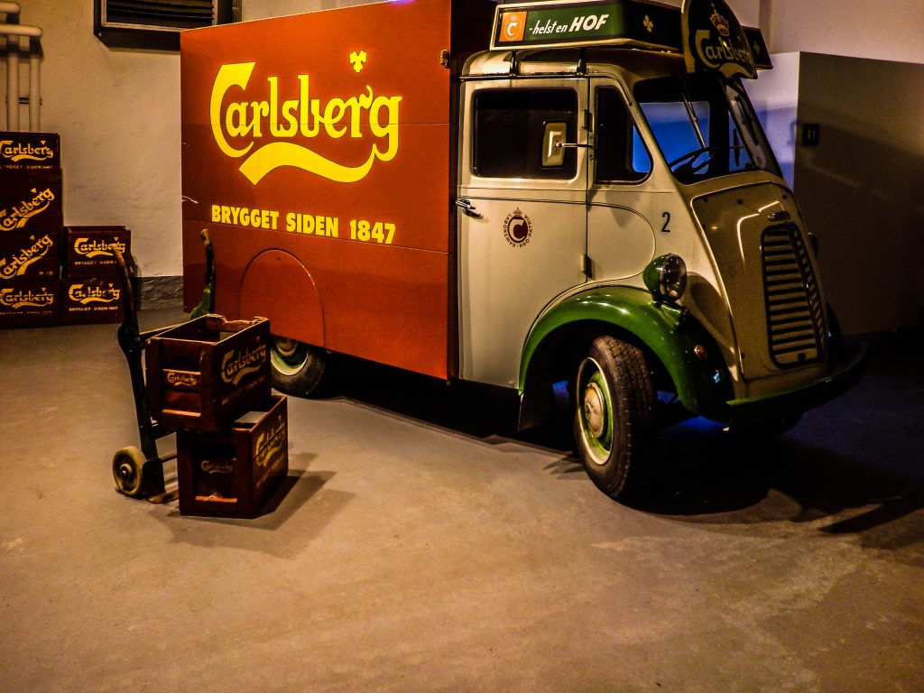 Carlsberg delivery truck
