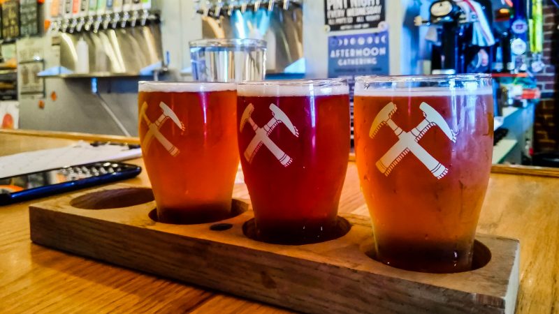 Craft beer tasting at Hutton & Smith