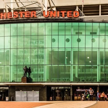 Old Trafford in Manchester