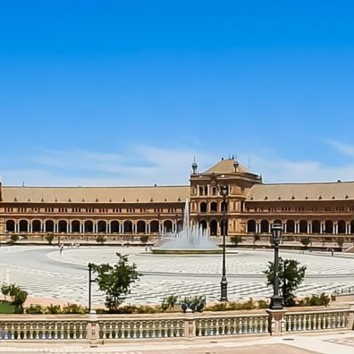 Plaza de España in Seville, Spain