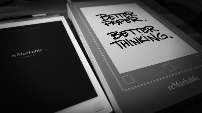 reMarkable e-ink tablet